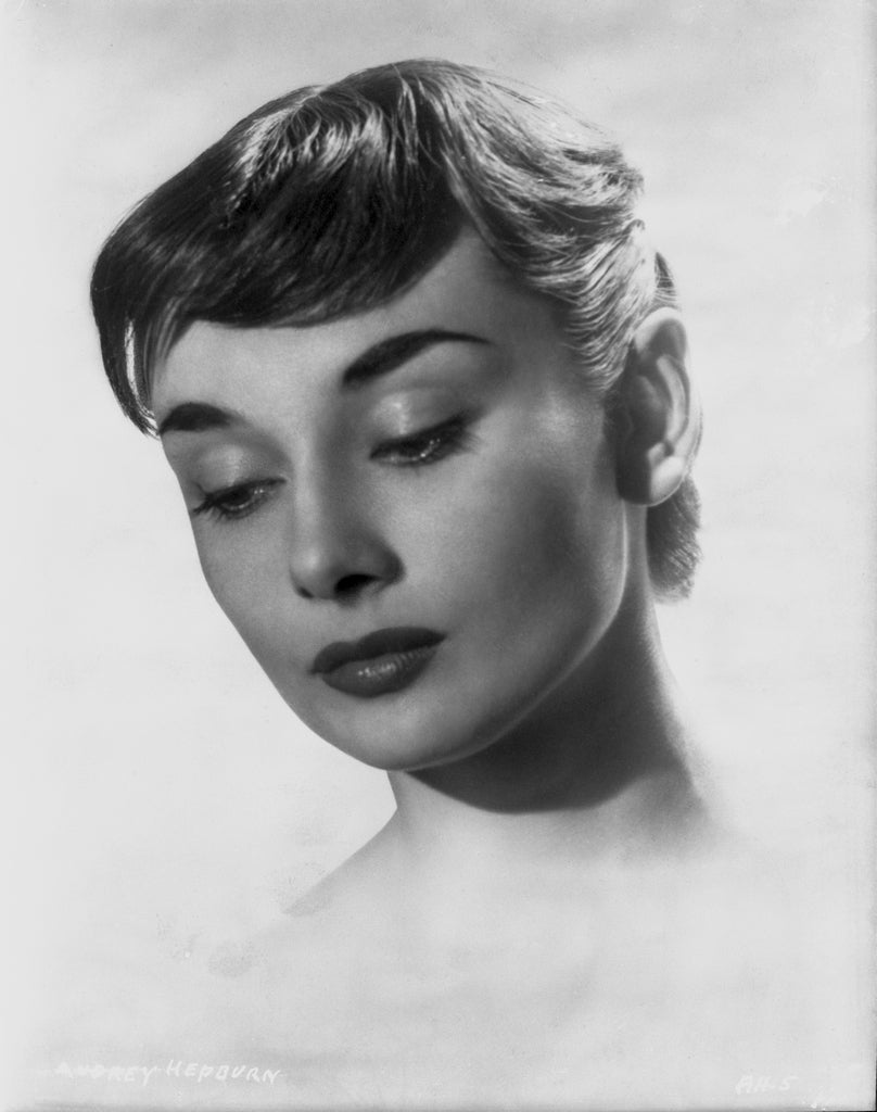 Unknown Portrait Photograph - Audrey Hepburn Classical Portrait Fine Art Print