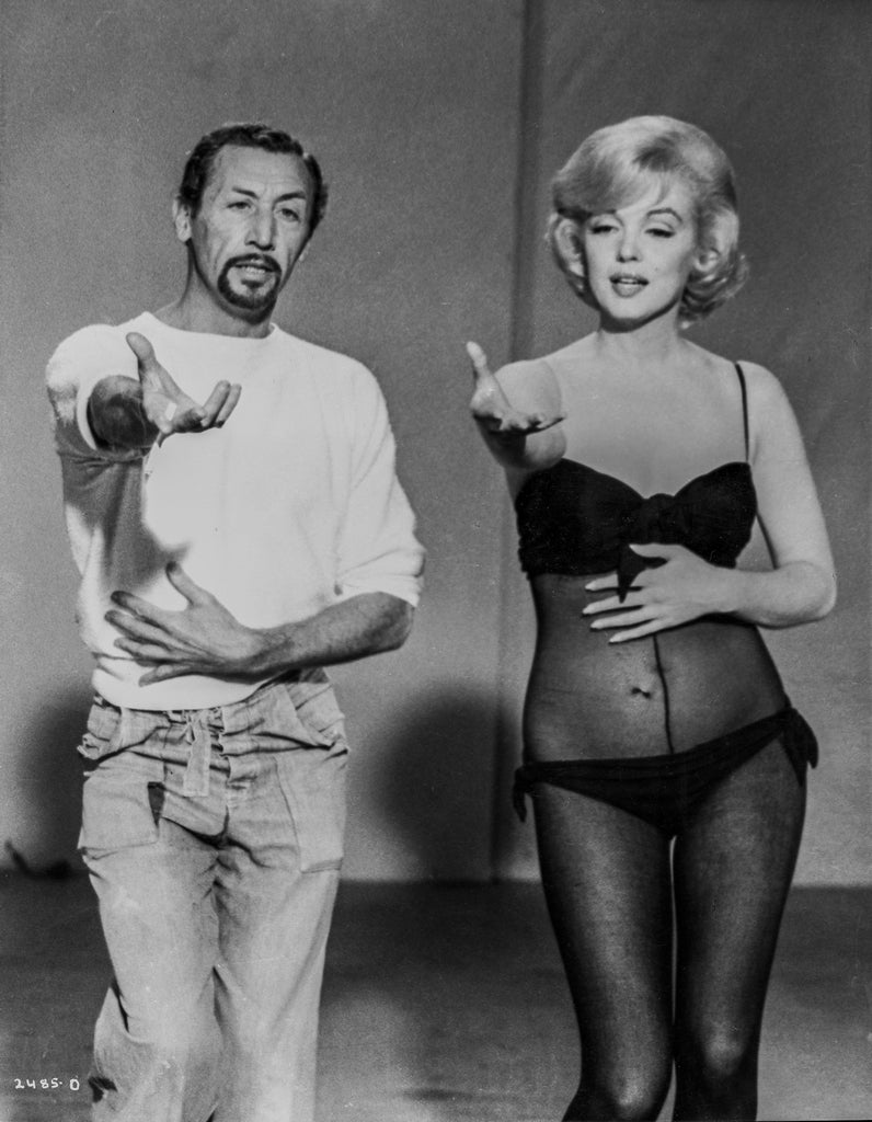 Unknown - Marilyn Monroe and Choreographer Jack Cole, on the Set of "Let's  Make Love" at 1stDibs | jack cole and marilyn monroe, jack cole marilyn  monroe, marilyn monroe let's make love photos