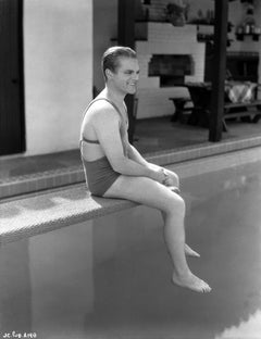 James Cagney Poolside Fine Art Print