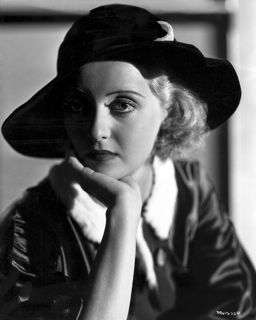 Elmer Fryer Portrait Photograph - Bette Davis Close Up Fine Art Print