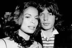 Mick and Bianca Jagger at Studio 54 Fine Art Print
