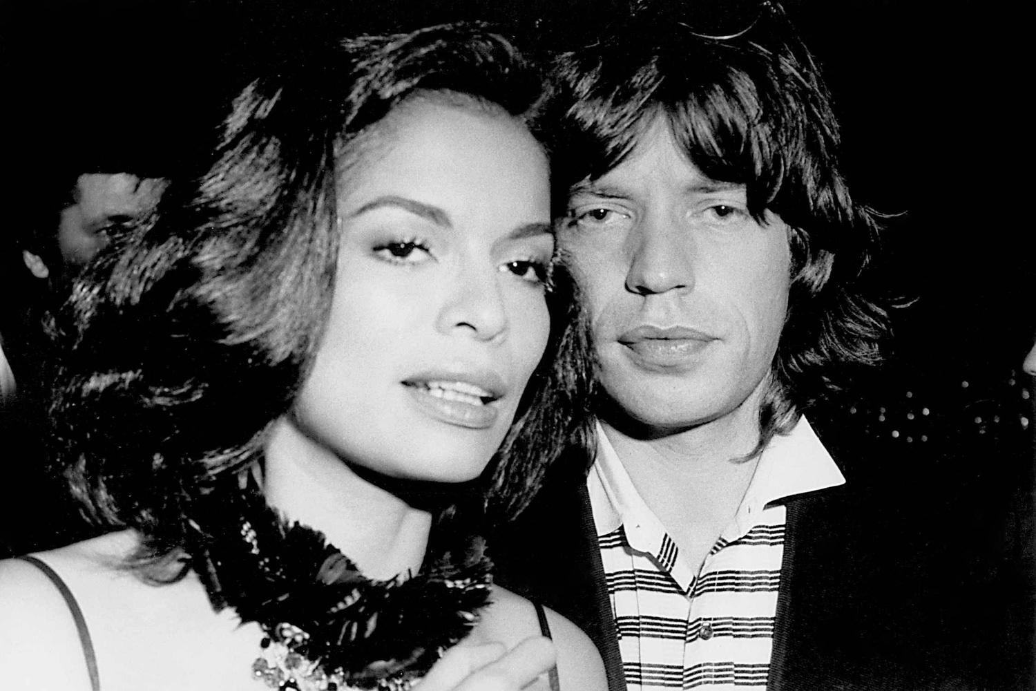 Unknown Mick and Bianca Jagger at Studio 54 For Sale at 1stdibs