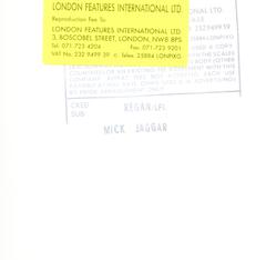 Candid Mick Jagger Vintage Original Photograph