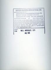 Angus Young Vintage Original Photograph