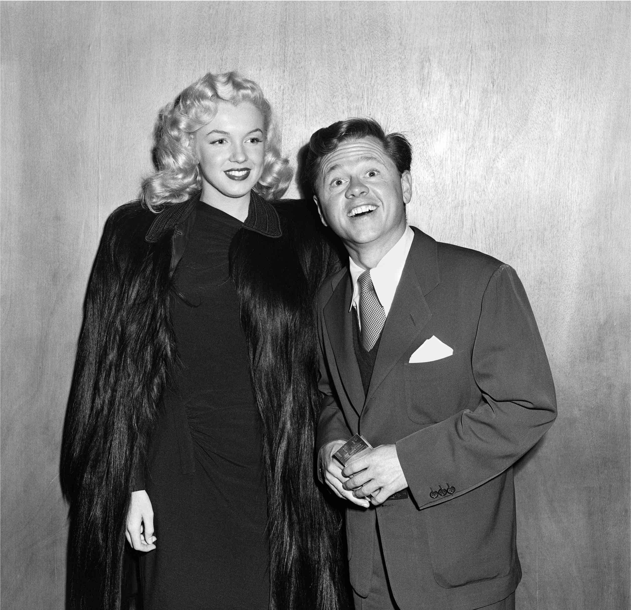 Frank Worth Portrait Photograph - Marilyn Monroe and Mickey Rooney Fine Art Print