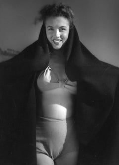 Marilyn Monroe in Blanket Vintage Original Oversized Photograph