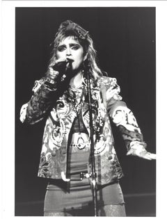 Madonna Singing into Mic Vintage Original Photograph