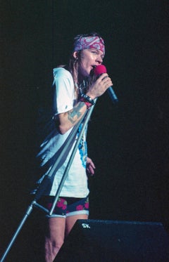 Vintage Axel Rose, Guns N' Roses Live on Stage - III Fine Art Print