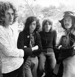 Led Zeppelin Arms Crossed at Chateau Marmont Fine Art Print