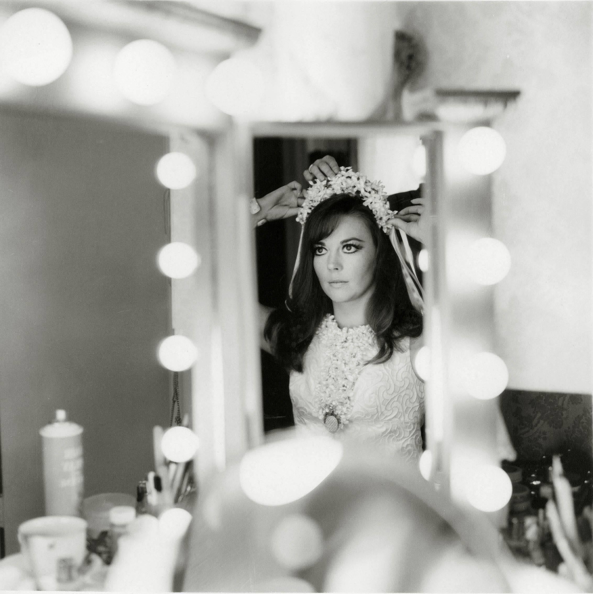 Jay Thompson Portrait Photograph - Natalie Wood in Mirror Fine Art Print