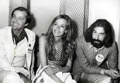 Jack Nicholson, Peggy Lipton, and Lou Adler Fine Art Print