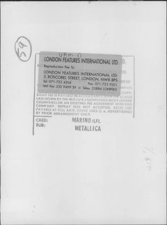 Metallica with Towels Vintage Original Photograph