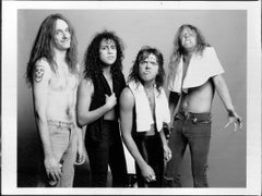 Metallica with Towels Vintage Original Photograph