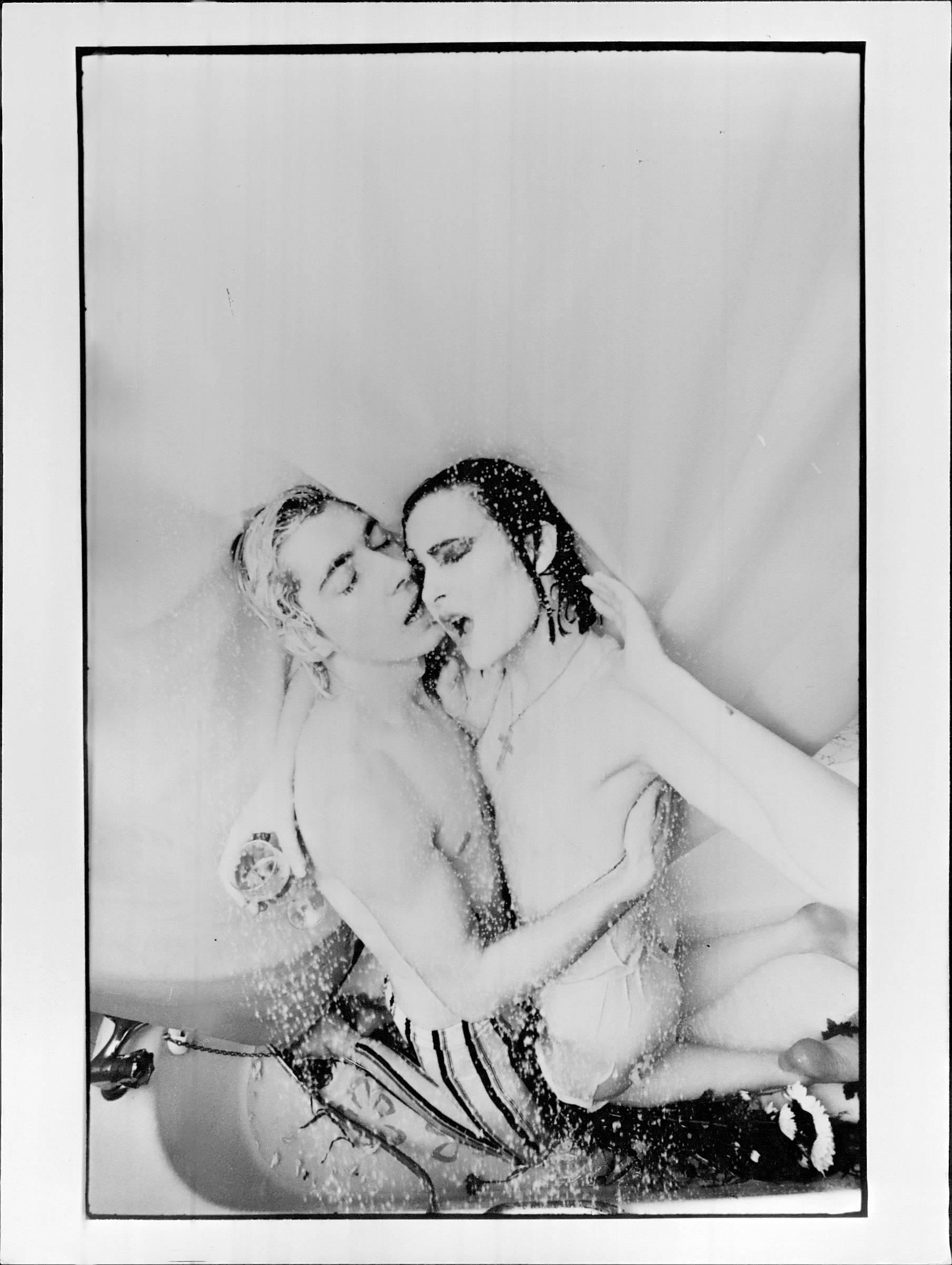 Ebet Roberts Portrait Photograph - Siouxsie Sioux and Budgie Sexy Vintage Original Photograph