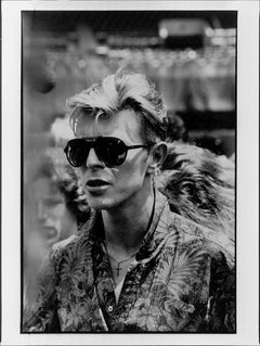 David Bowie Portrait in Sunglasses Vintage Original Photograph