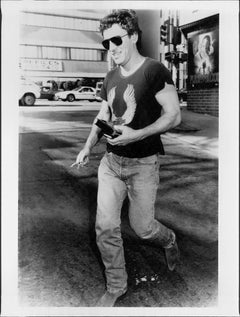 Bruce Springsteen Walking Candid Vintage Original Photograph