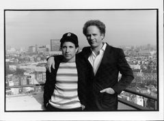 Simon and Garfunkel in Rooftops Vintage Original Photograh