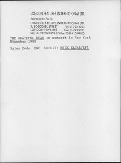 The Grateful Dead in New York Vintage Original Photograph