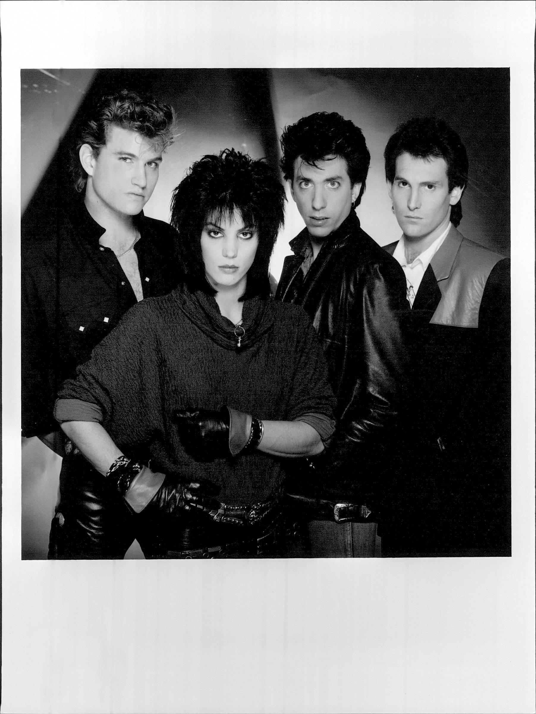 Paul Cox Portrait Photograph - Joan Jett and the Blackhearts Group Portrait Vintage Original Photograph