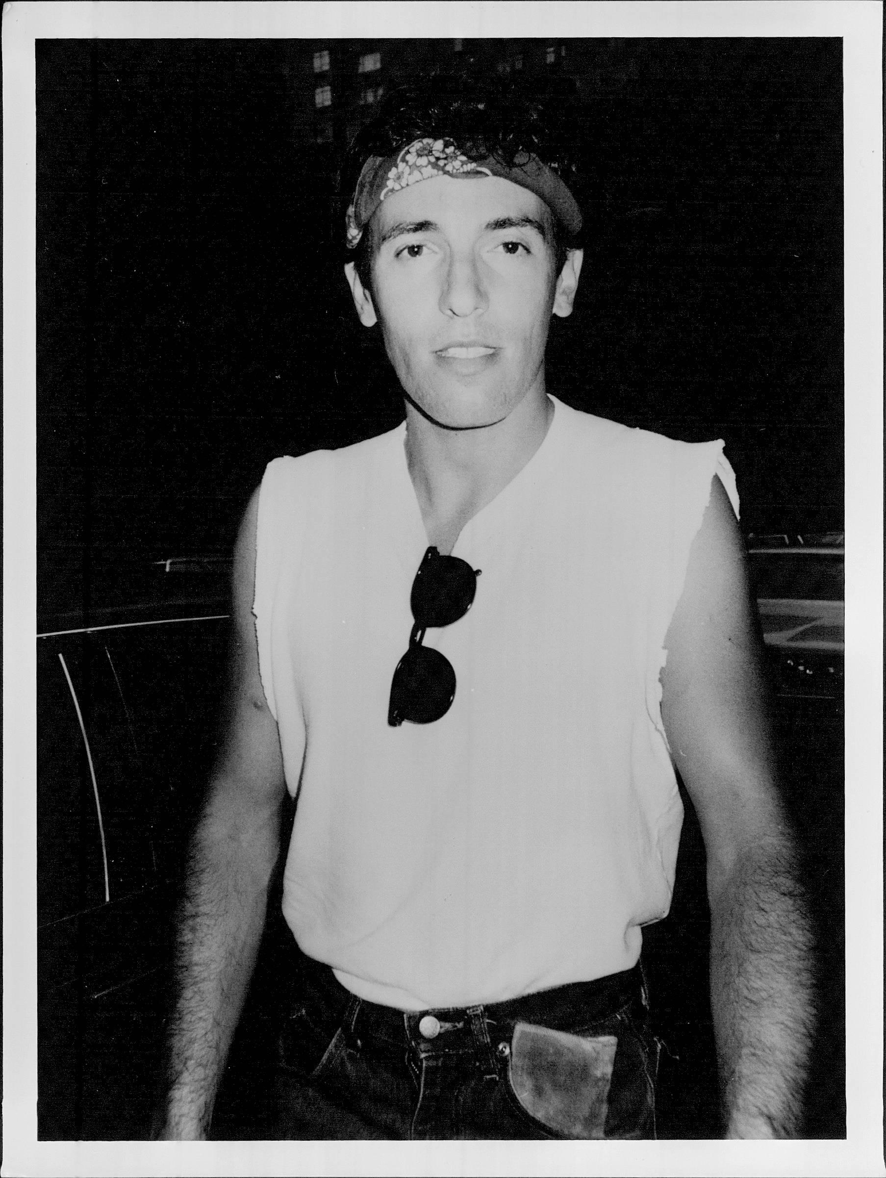 Unknown Portrait Photograph - Young Bruce Springsteen with Sunglasses Vintage Original Photograph