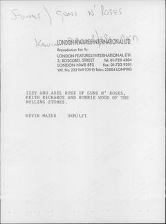 Stones N' Roses Vintage Original Photograph