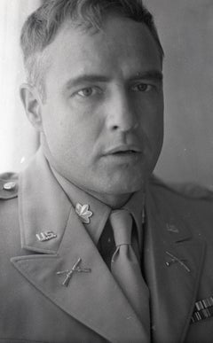 Marlon Brando in Uniform Fine Art Print