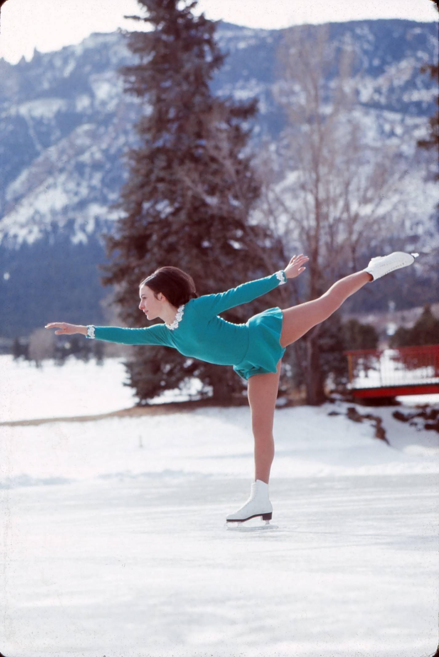 Unknown Portrait Photograph - Peggy Fleming, Olympic Gold Skater Fine Art Print