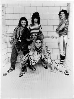 Van Halen on Tile Vintage Original Photograph