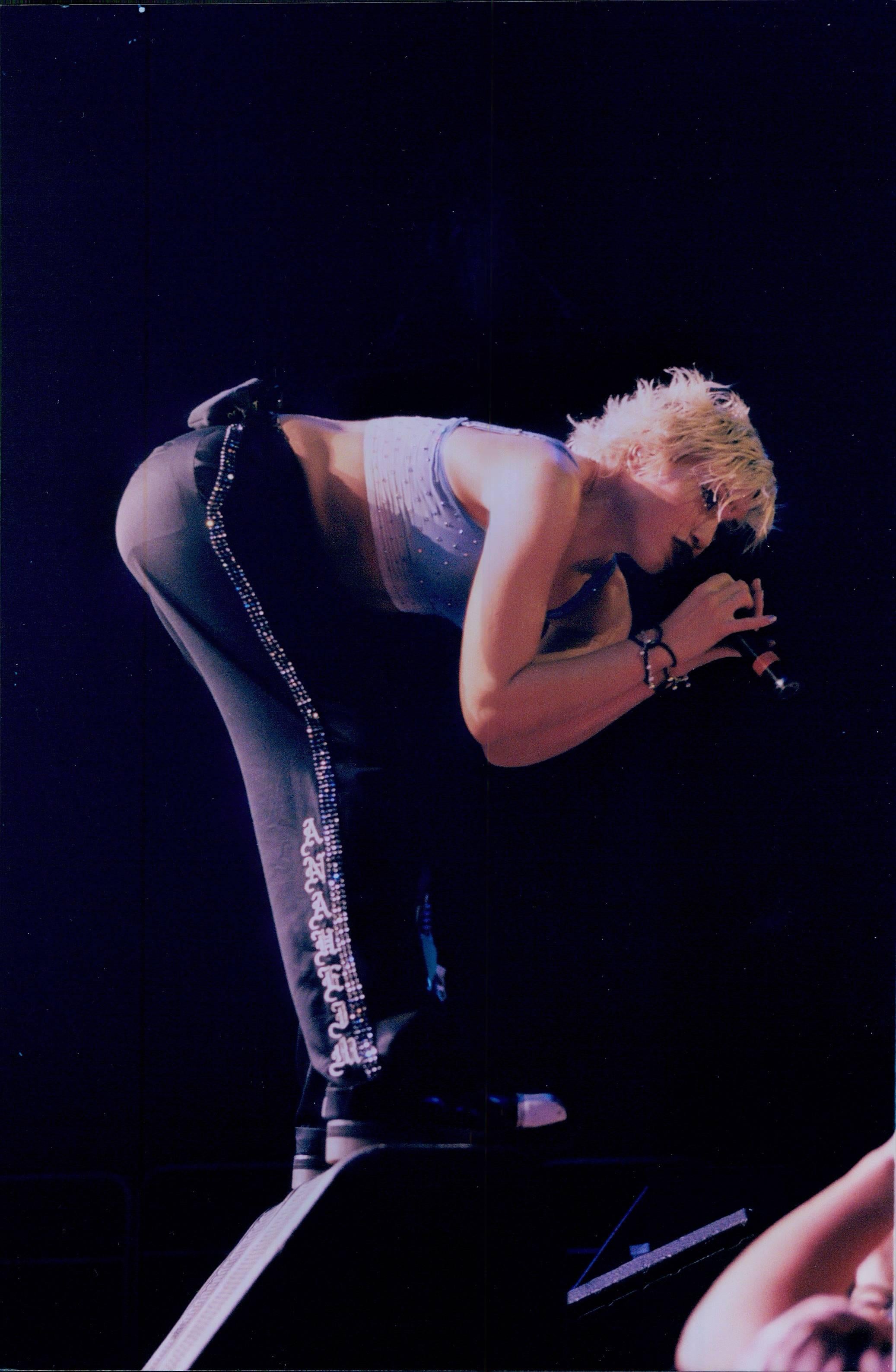 Unknown Color Photograph - Young Gwen Stefani Performing with No Doubt Vintage Original Photograph