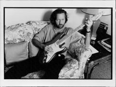 Eric Clapton on Couch Vintage Original Photograph