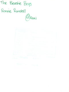 Beastie Boys Eating Vintage Original Photograph