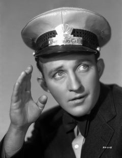 Vintage Bing Crosby in Peaked Cap Fine Art Print