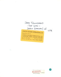 Pete Townshend in Mid-Jump Vintage Original Photograph