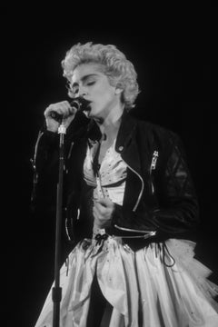 Madonna Singing into Microphone Fine Art Print