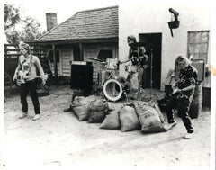 bob king photography The Police Playing Outdoors Vintage Original Photograph