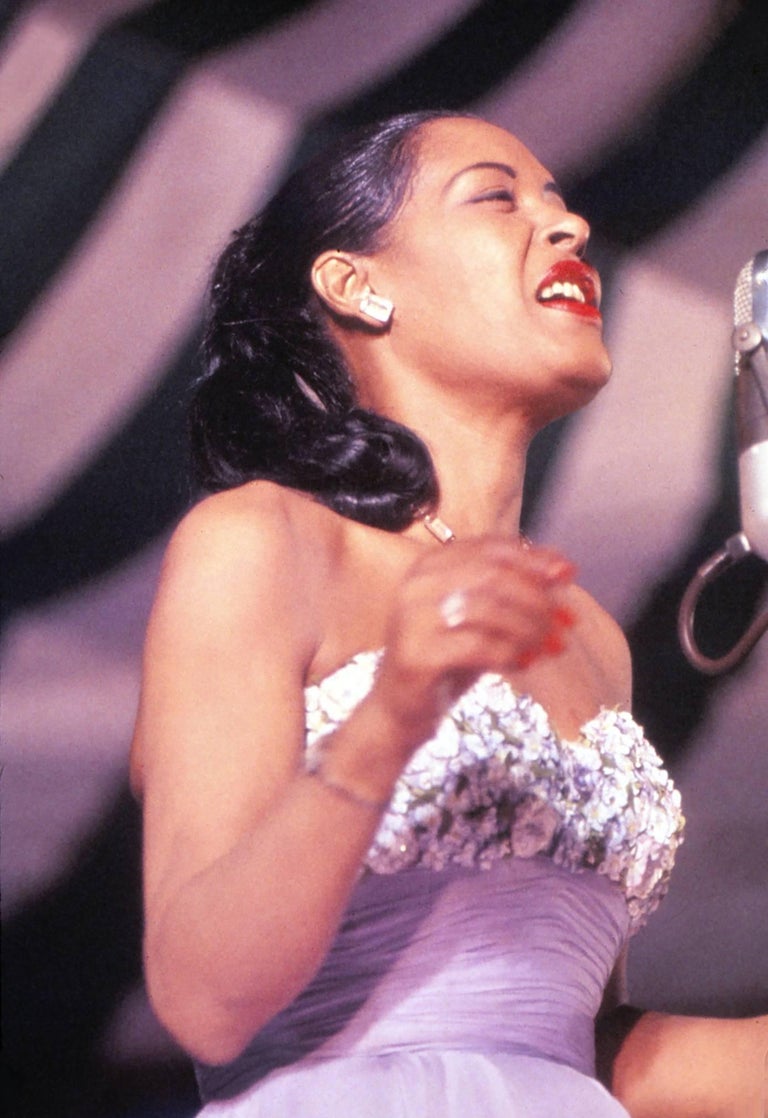 Unknown Color Photograph - Billie Holiday on Stage Fine Art Print
