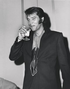 Vintage Elvis Presley: Drink Like a King Fine Art Print
