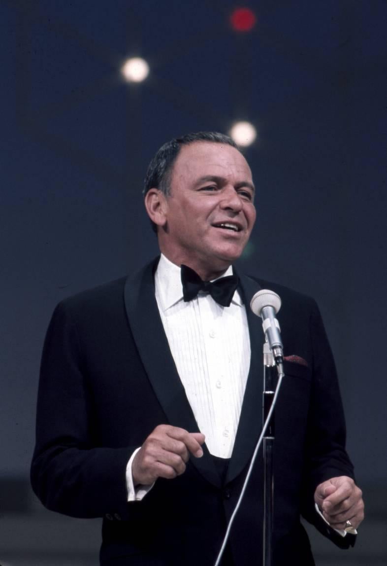 Unknown Color Photograph - 1960's Classic Frank Sinatra Performance