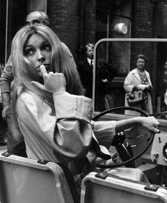 Candid Sharon Tate in Italy Fine Art Print