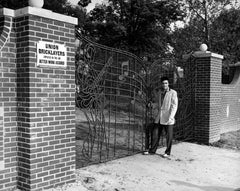 Elvis Getting the Keys to Graceland, The King and His Castle Fine Art Print