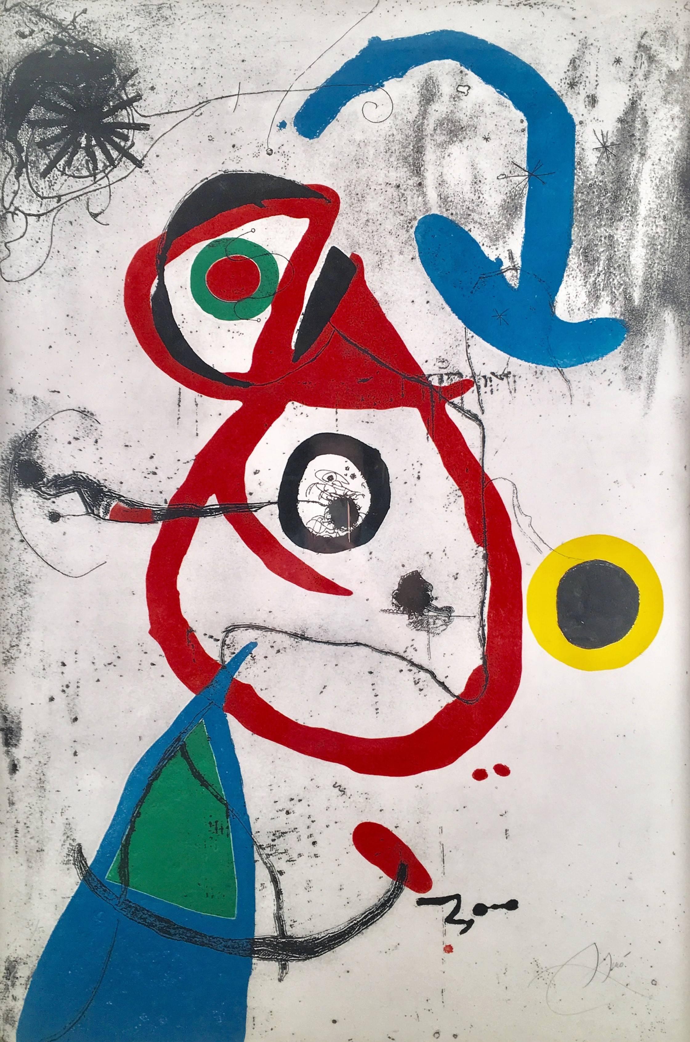 Joan Miró Abstract Print - From the Barcelona Suite D.600