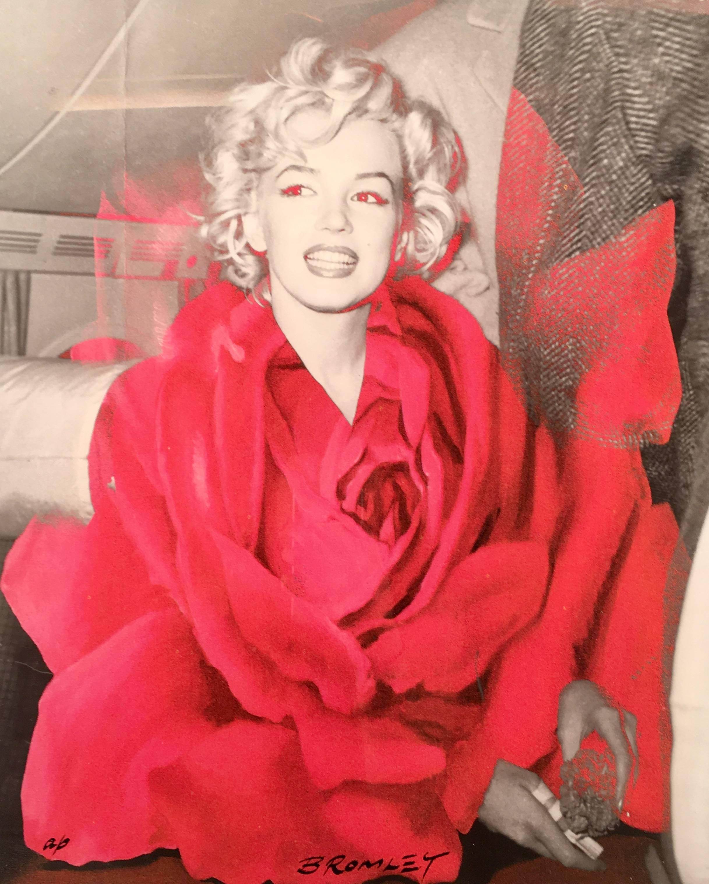 Marilyn 20 - Mixed Media Art by David Bromley