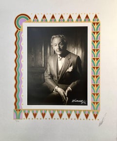 George Hurrell , Portrait de Erte, photographie originale, signée à la main  