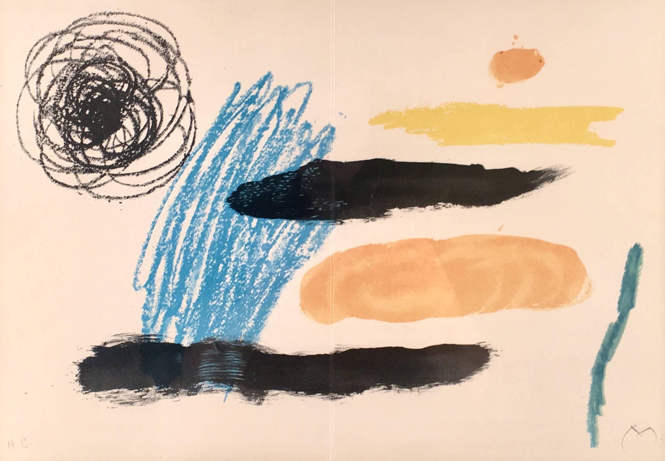 Joan Miró Abstract Print - Obra inedita recent 