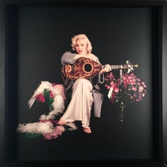 Milton Greene, "Marilyn with Lute", cibachrome print from original transparency