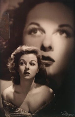 Laszlo Willinger, Susan Hayward, Original-Vintage-Foto, von Hand signiert 
