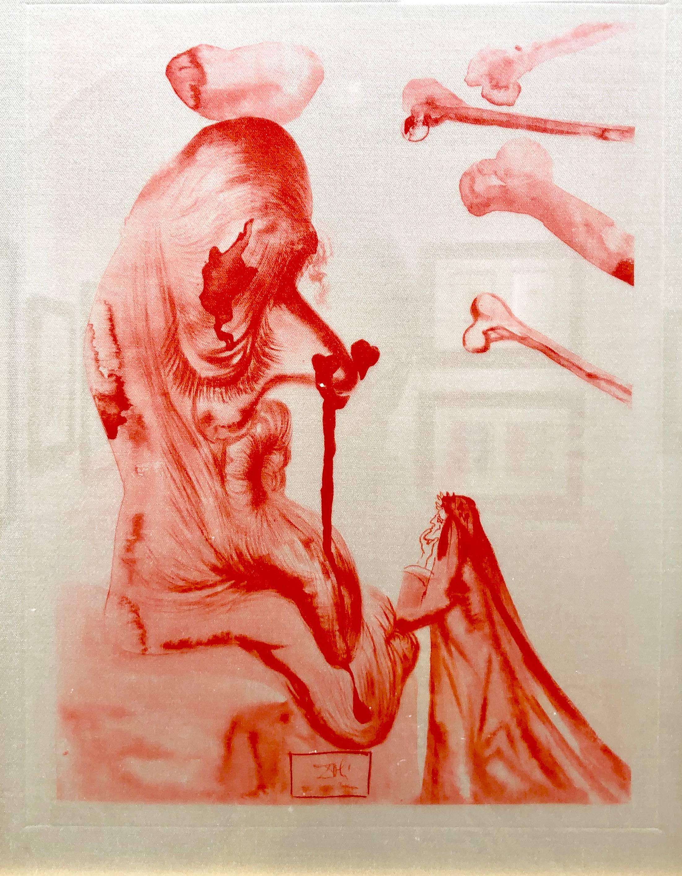 Salvador Dali, Heller Stock 18 aus der Göttlichen Komödie (Surrealismus), Print, von Salvador Dalí
