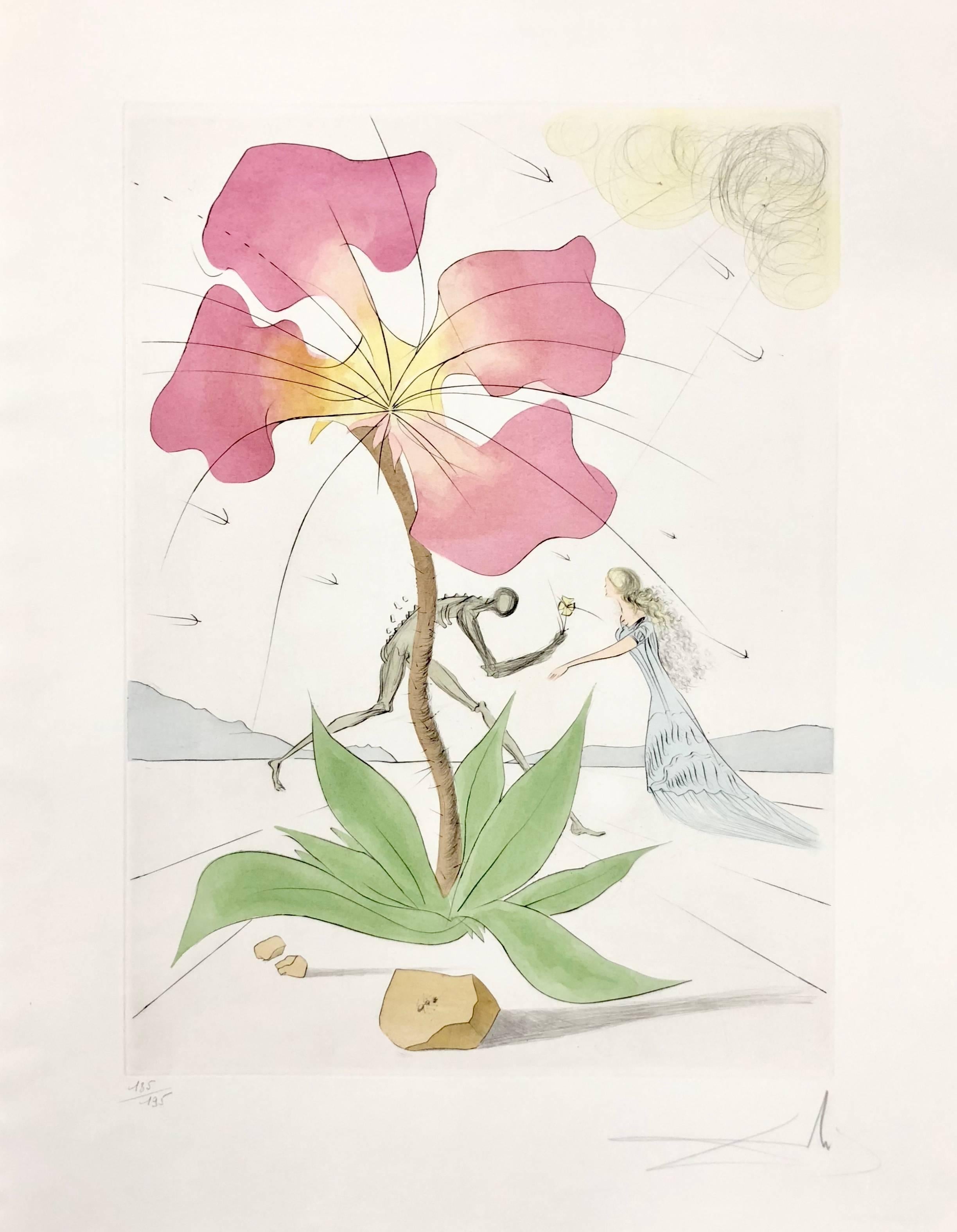 Portfolio des douze tribus d'Israël - Gris Landscape Print par Salvador Dalí