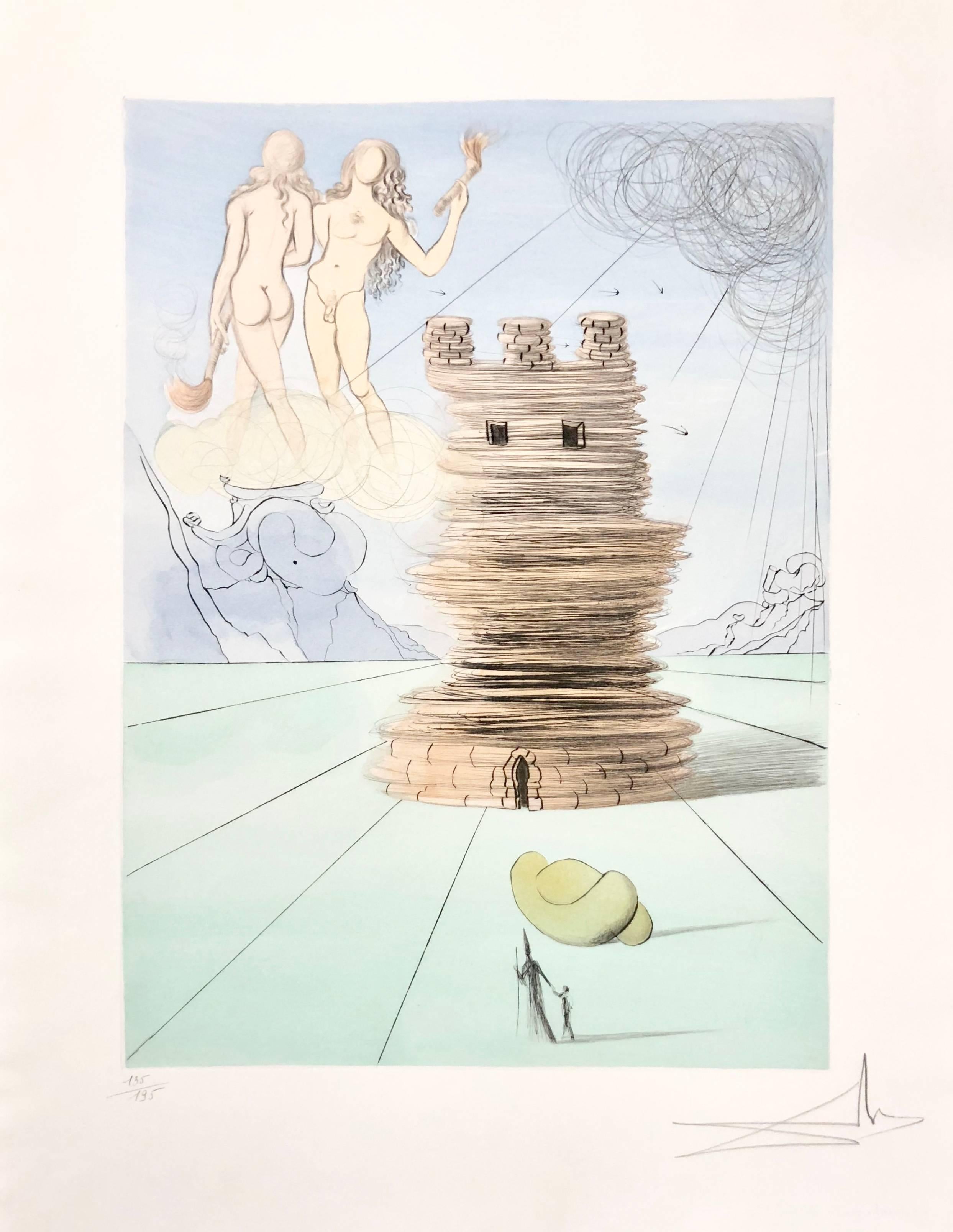 Portfolio der Zwölf Stammesangehörige Israel (Surrealismus), Print, von Salvador Dalí