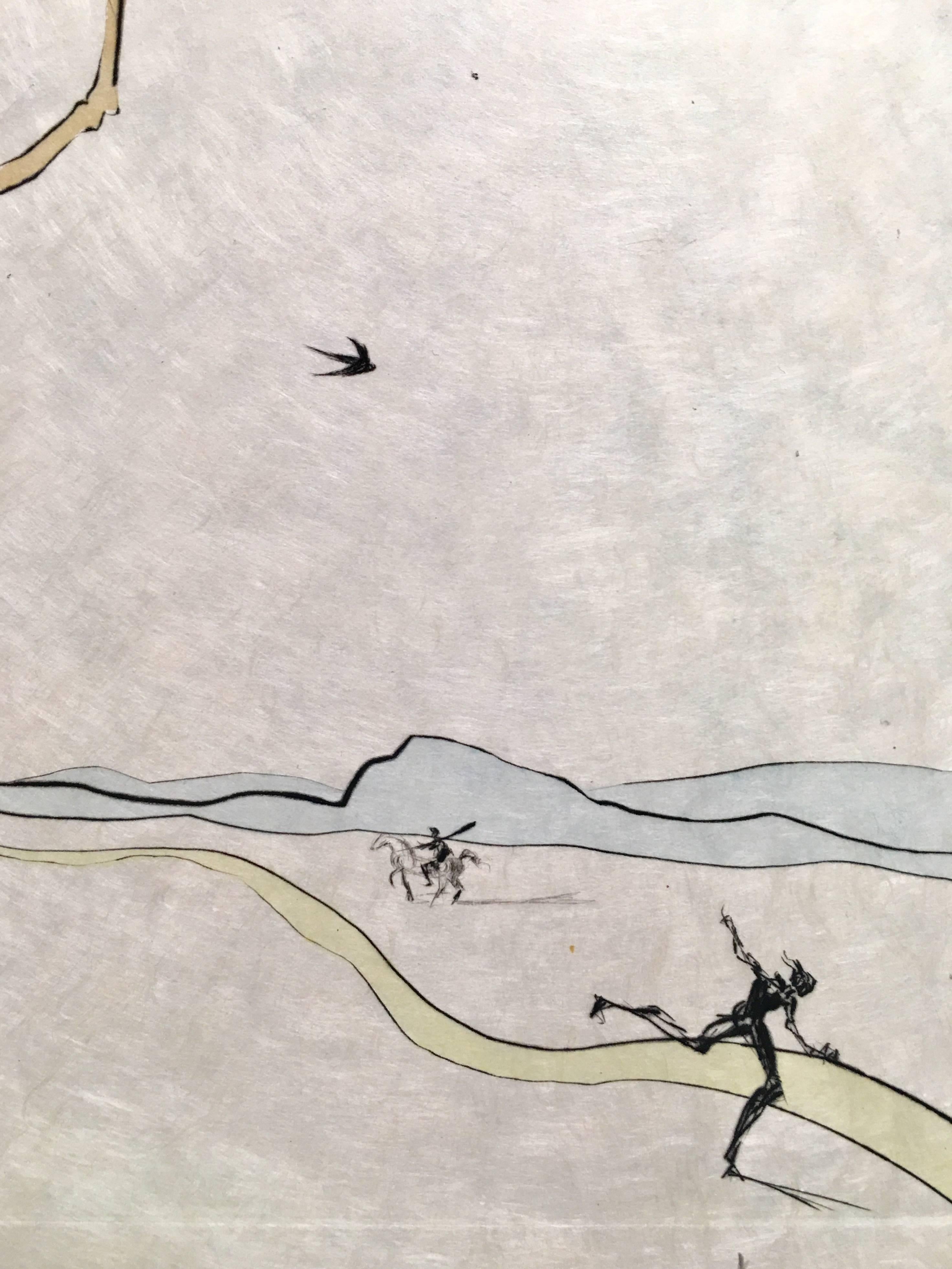 Dieses Werk ist eine Originalradierung von Salvador Dali aus der Mappe 